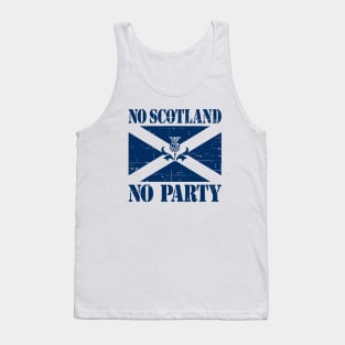 No Scotland No Party Tank Top